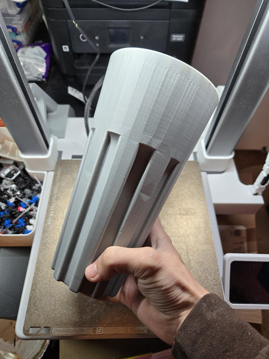 Giant 3D Printed Grey Wirenut