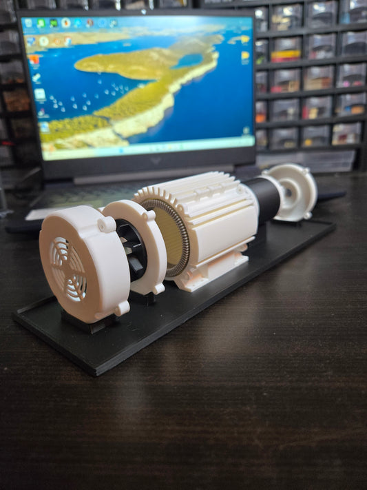 3D Printed Electric Motor Display