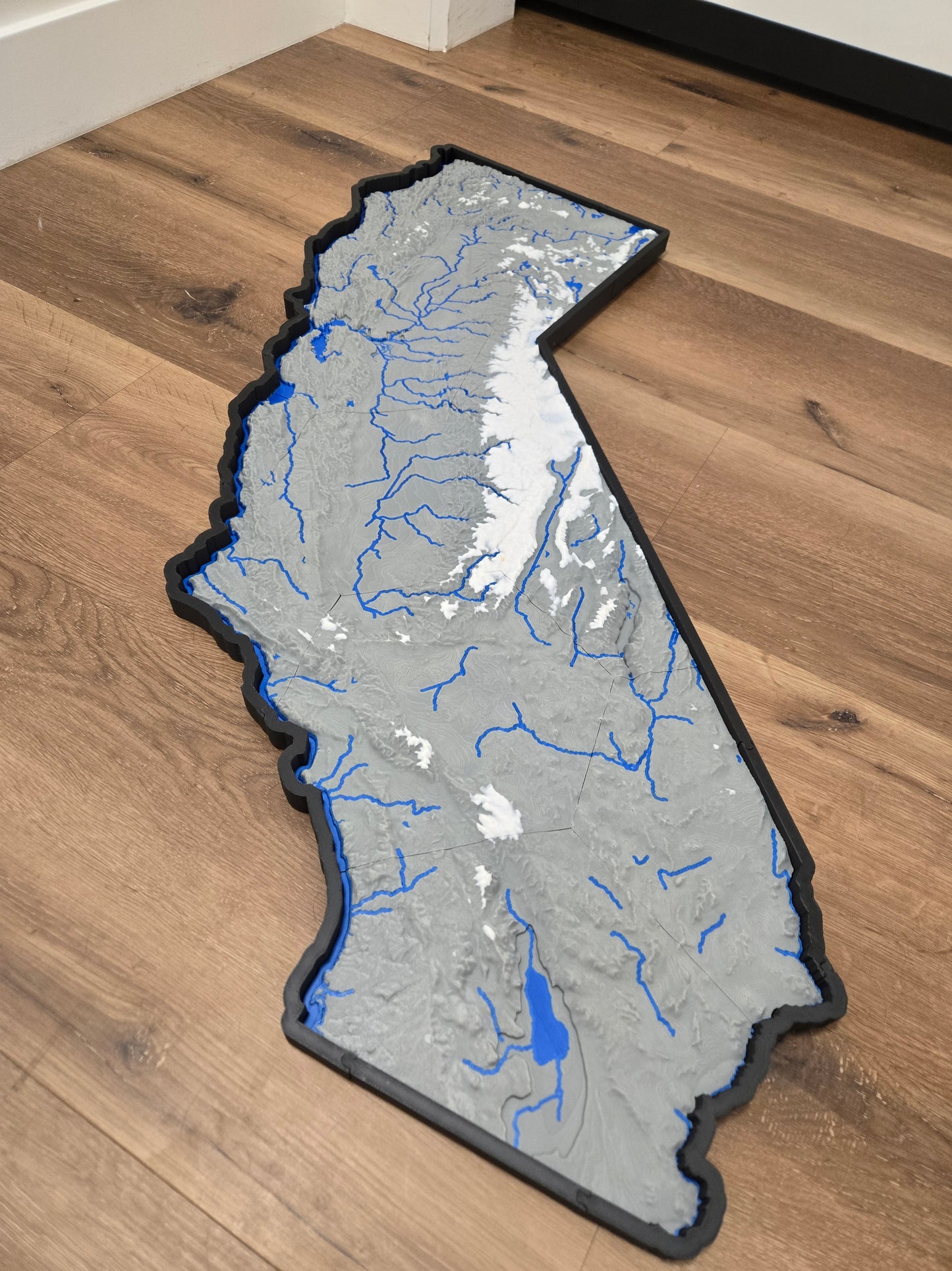 Giant 3D Map Of California