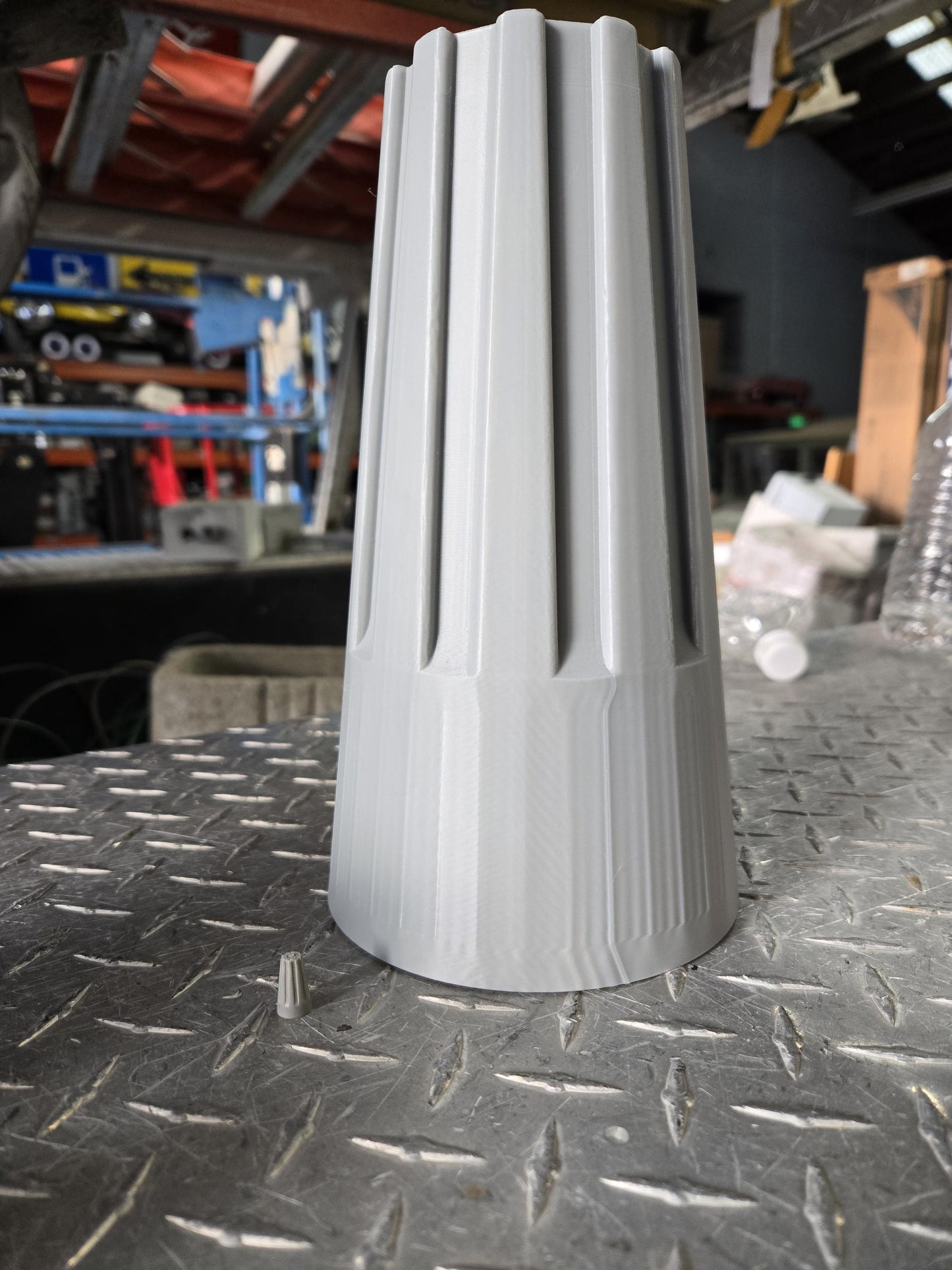 Giant 3D Printed Grey Wirenut