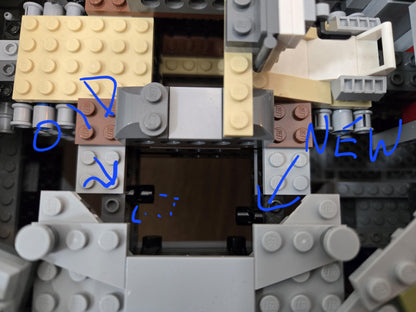 Lego UCS Millennium Falcon 75192 Wall Mount