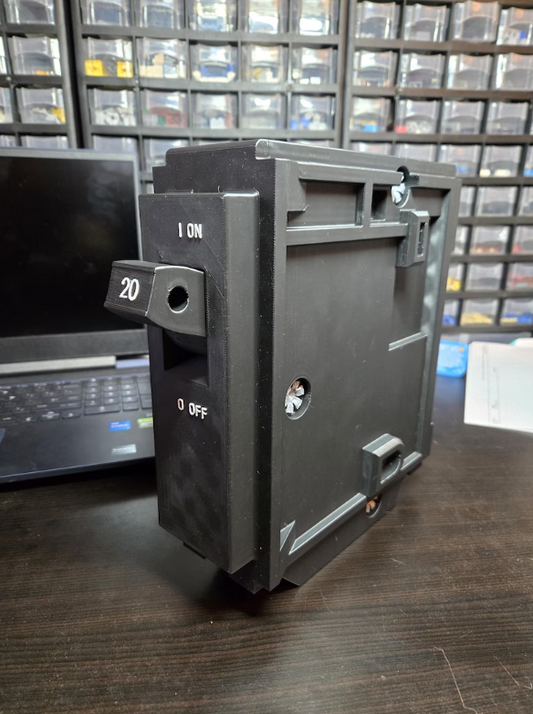 Giant 3D Printed 20Amp Square D Breaker